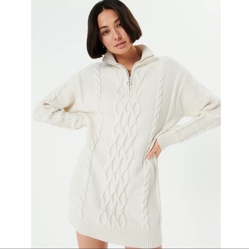 Sunday Best Demi Dress Cable Knit Sweater Dress